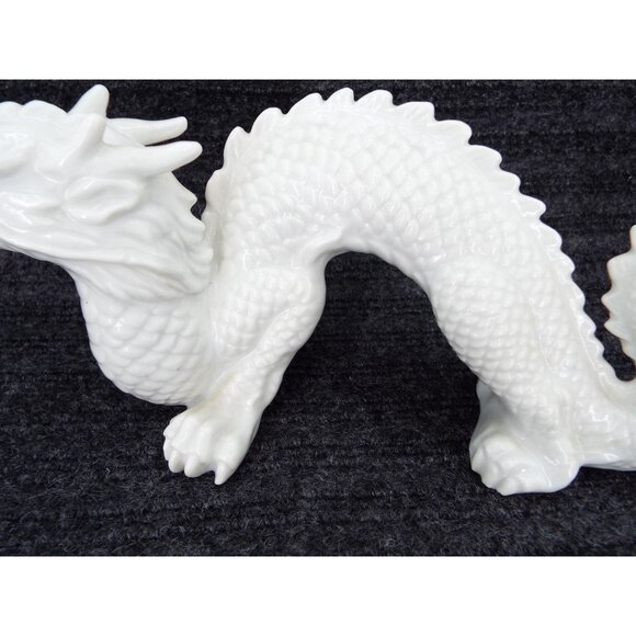 Vintage Otagiri OMC Japan White Porcelain Dragon Figurine - Picture 6 of 14